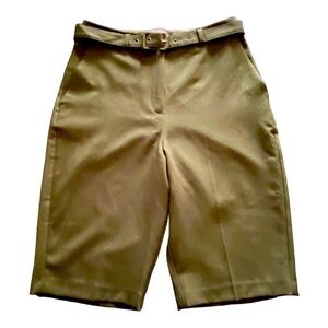 NWT-ASOS DESIGN-GREEN DRESS SHORTS-SIZE 2
